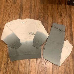 NWT ombré tie dye set-size 6-7